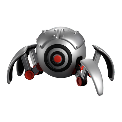 Spiderbot 3D Animated Icon 3D Graphic