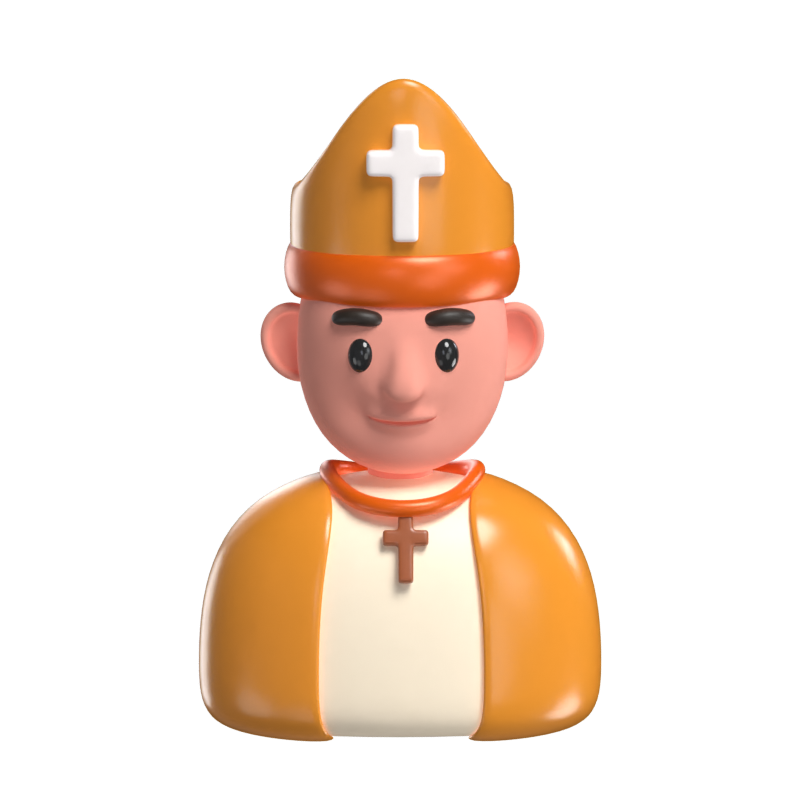 ローマ法王3Dモデル 3D Graphic