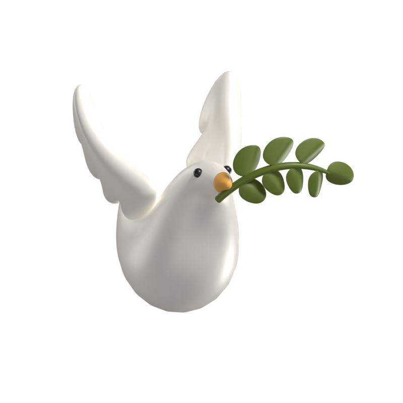 鳩の3Dモデル 3D Graphic