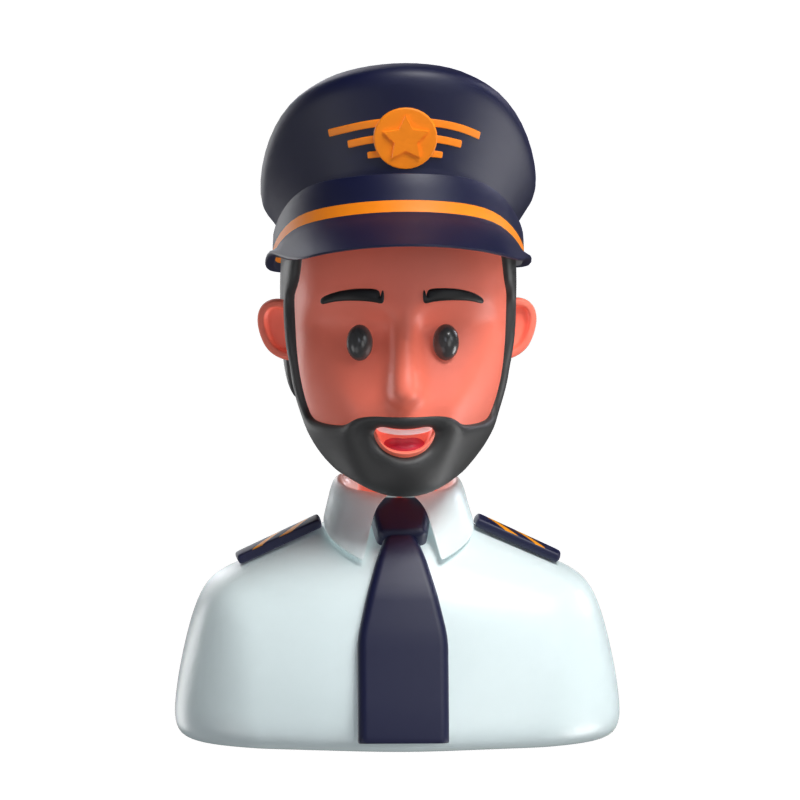 Pilot 3D Model 3D Graphic