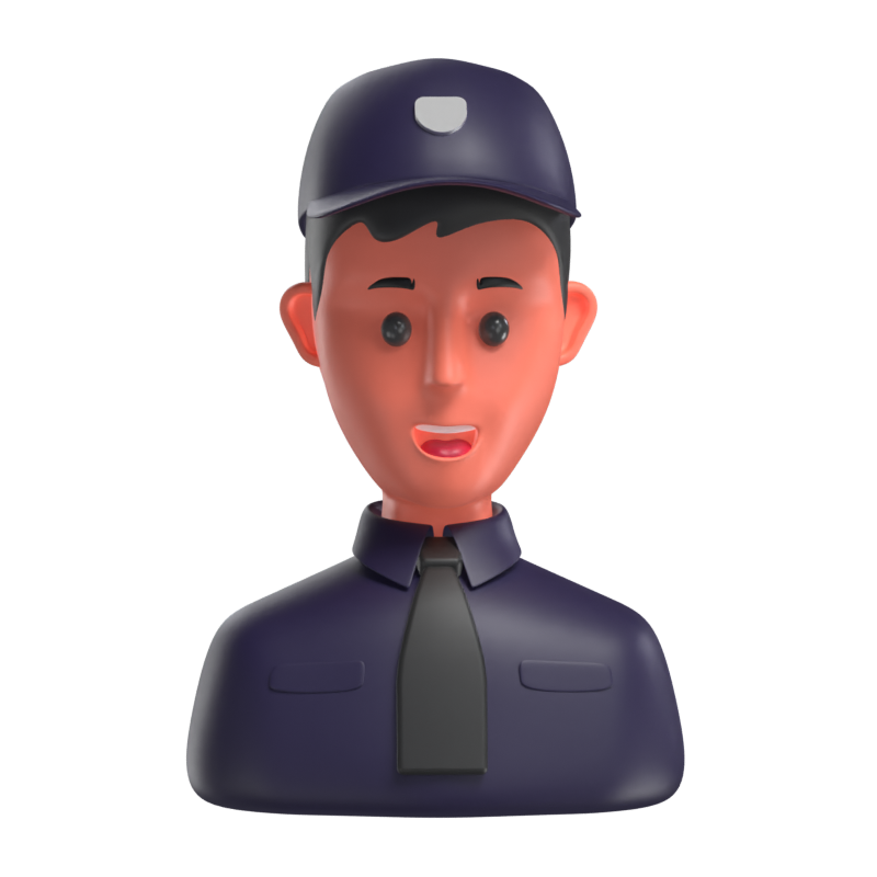 Sicherheit 3D-Modell 3D Graphic