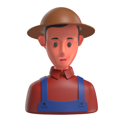 Farmer 3D Model 3D Graphic