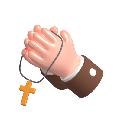 Christianity Pray 3D Model 3D Graphic