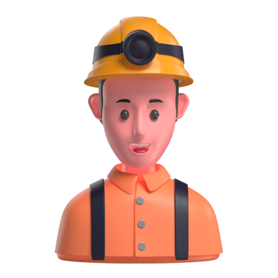 Miner 3D Model 3D Graphic