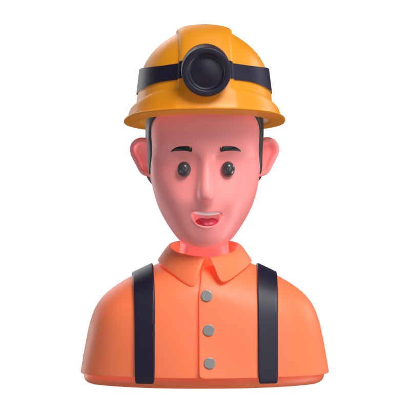 Miner 3D Model 3D Graphic