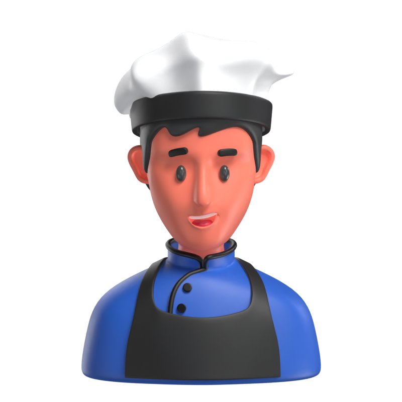 Chef 3D Model 3D Graphic