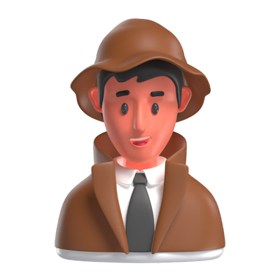 Detective 3D Model 3D Graphic