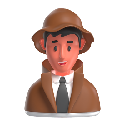 detective modelo 3d 3D Graphic