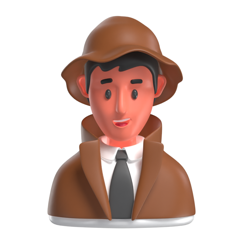 Detective 3D Model