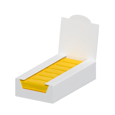 3d candy bar long box paket 3D Graphic