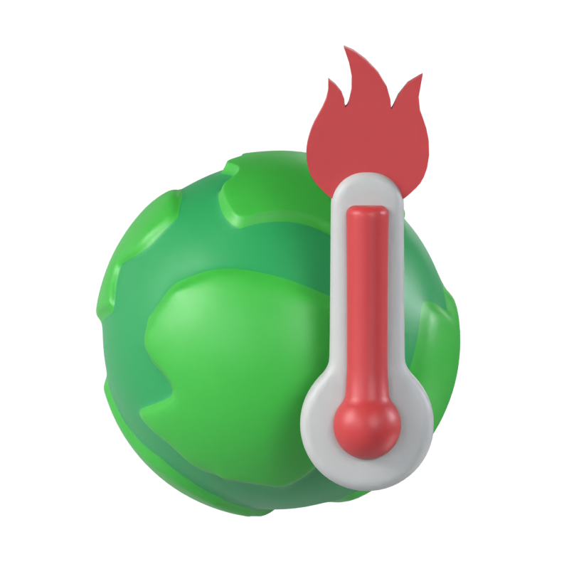 Global Warming 3D Model