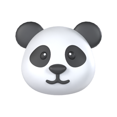 Panda 3D Model 3D Graphic