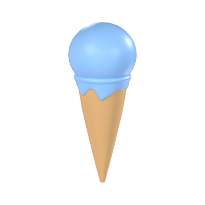 Ice Cream Cone 3D Model 3D Graphic