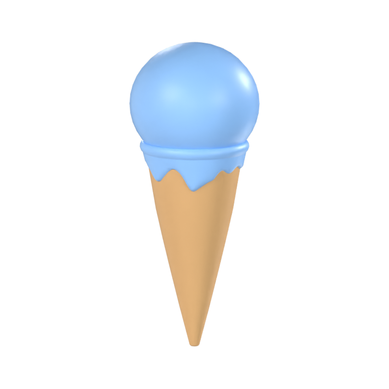 Ice Cream Cone 3D Model 3D Graphic