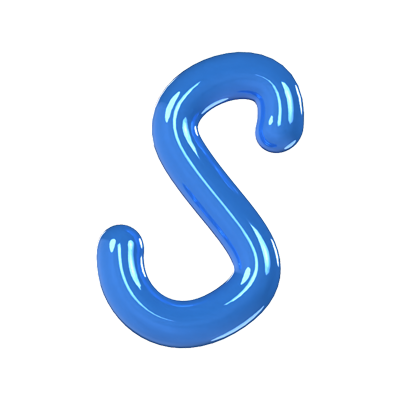 S Letter 3D Model 3D Graphic