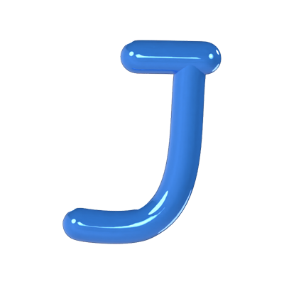 J Letter 3D Model 3D Graphic