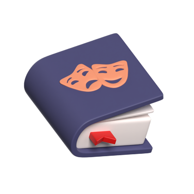 Book 3D Animated Icon 3D Graphic