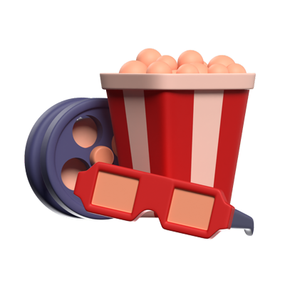 Entertainment 3D Animated Icon 3D Graphic