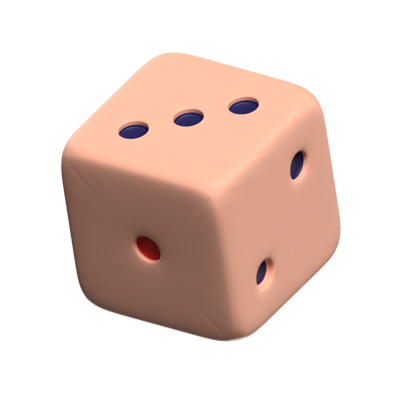 Dice 3D Animated Icon 3D Graphic