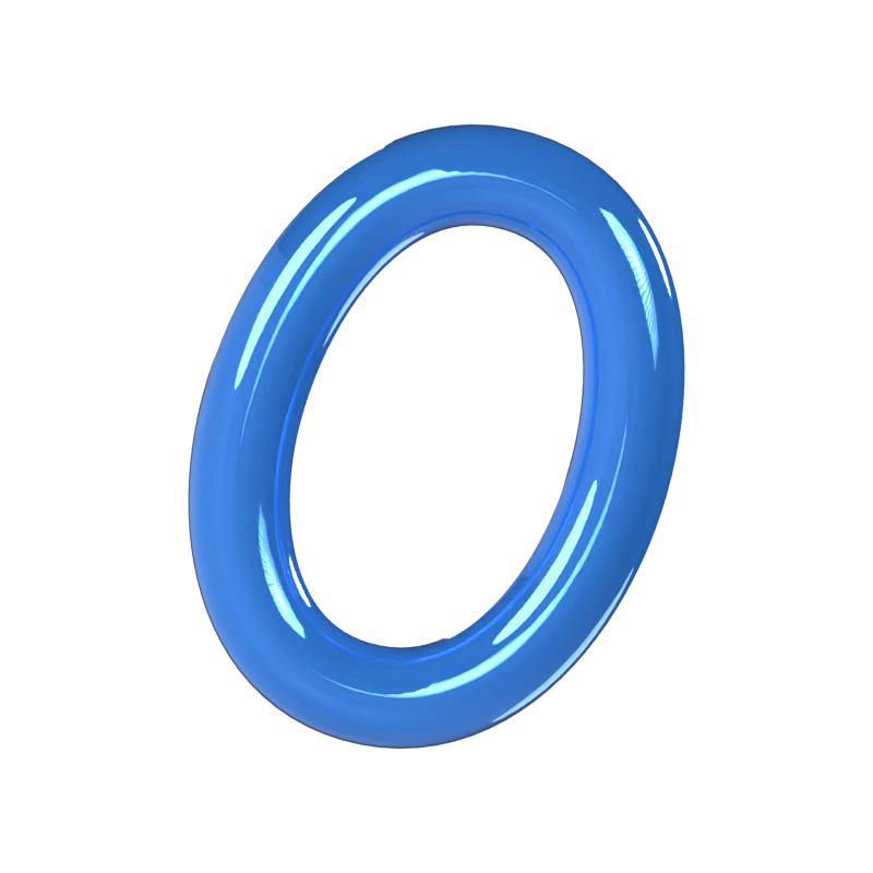 O Letter 3D Model 3D Graphic