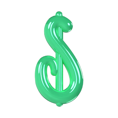 dollar symbol 3d modell 3D Graphic