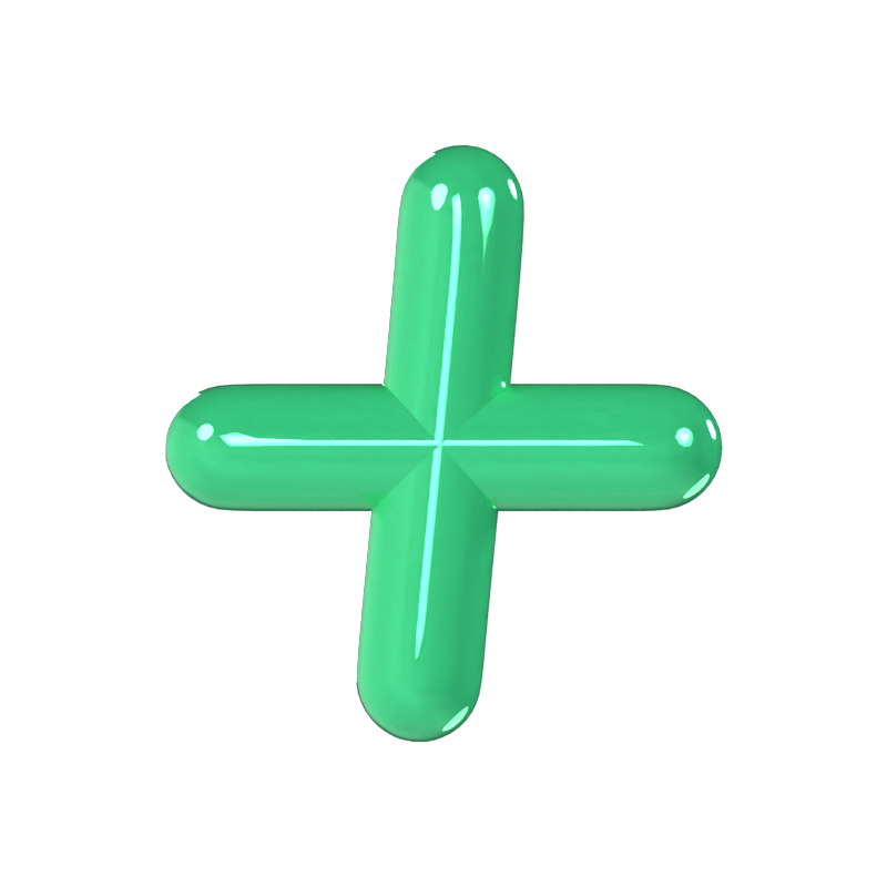 Plus Symbol 3D Model 3D Graphic