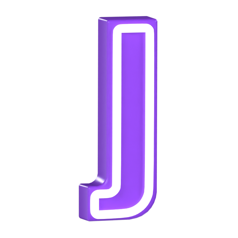 J Letter 3D Model 3D Graphic