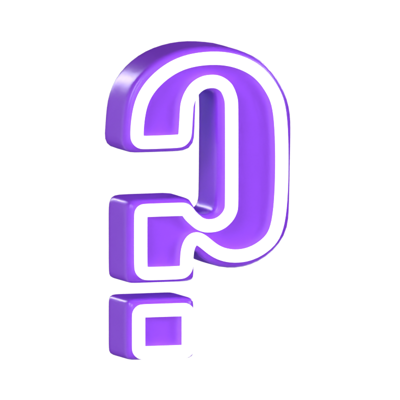 Question Mark Symbol 3D Model 3D Graphic