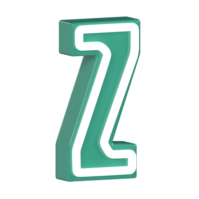 Z Letter 3D Model 3D Graphic