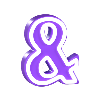 símbolo ampersand modelo 3d 3D Graphic