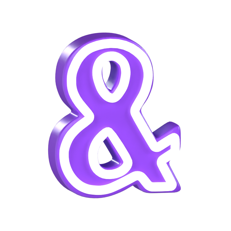 Símbolo Ampersand Modelo 3D 3D Graphic