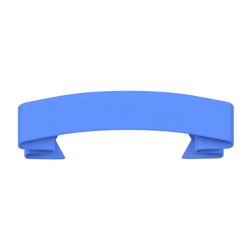 Curved Special Ribbon 3D Model 3D Graphic