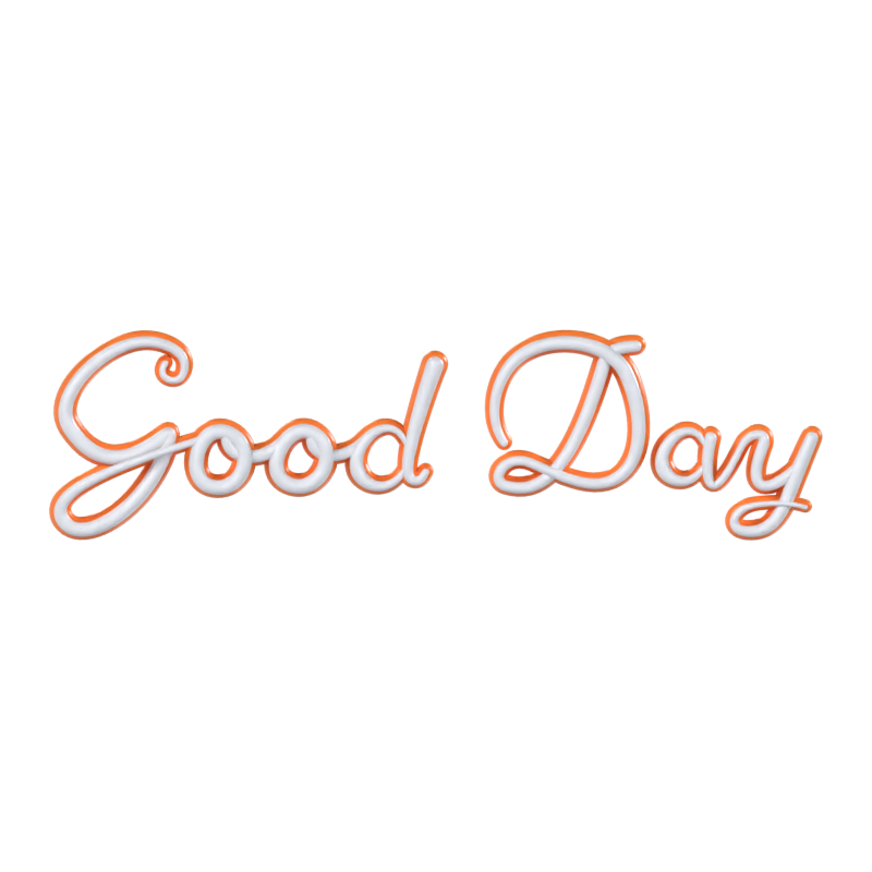 Good Day 3D Text