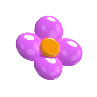 Blume Süßigkeiten 3D Modell 3D Graphic