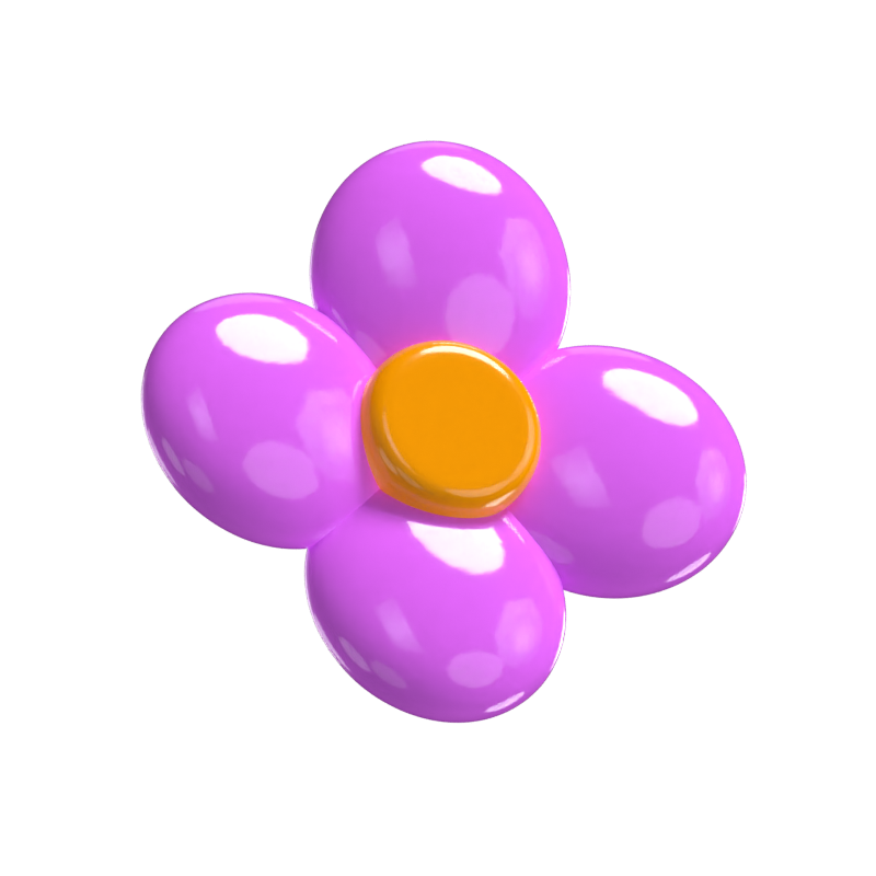 Blume Süßigkeiten 3D Modell 3D Graphic