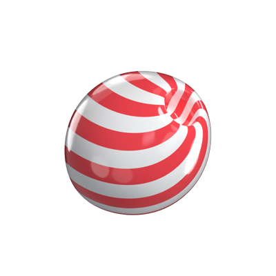 Oval Candy 3D Model 3D Graphic