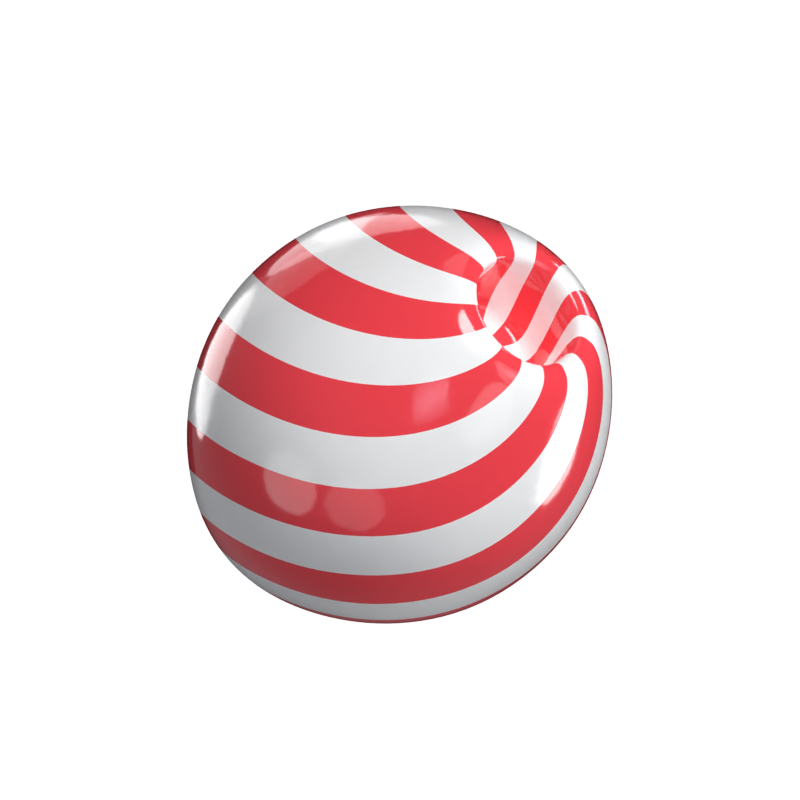 Oval Candy 3D Model 3D Graphic