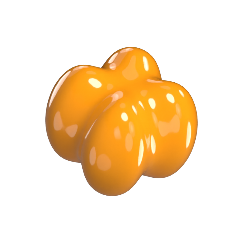 Pumpkin Candy 3D Model