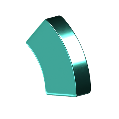 Bent Rectangle 3D Model 3D Graphic