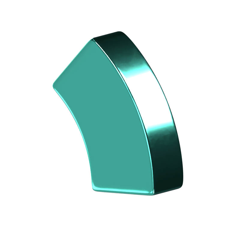 Bent Rectangle 3D Model 3D Graphic