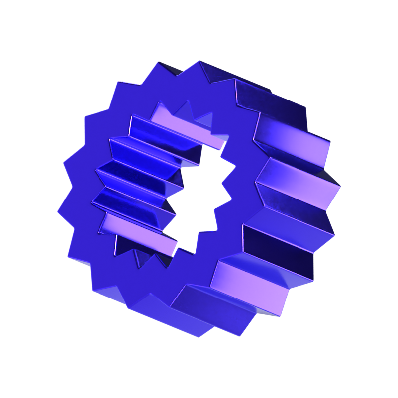 Gear Shape 3D Model 3D Graphic