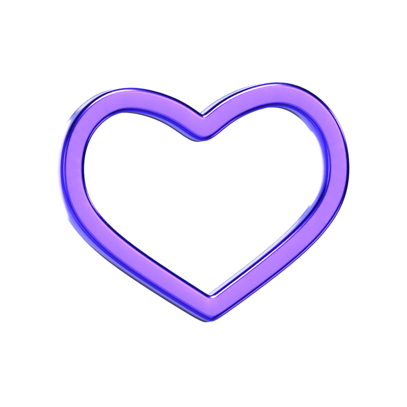 Heart Frame 3D Model