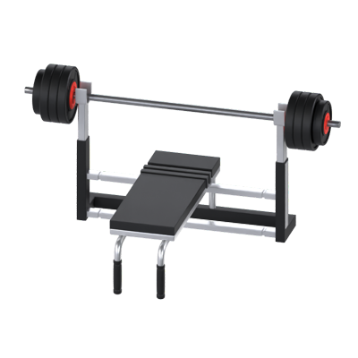 Bench Press 3D Model 3D Graphic