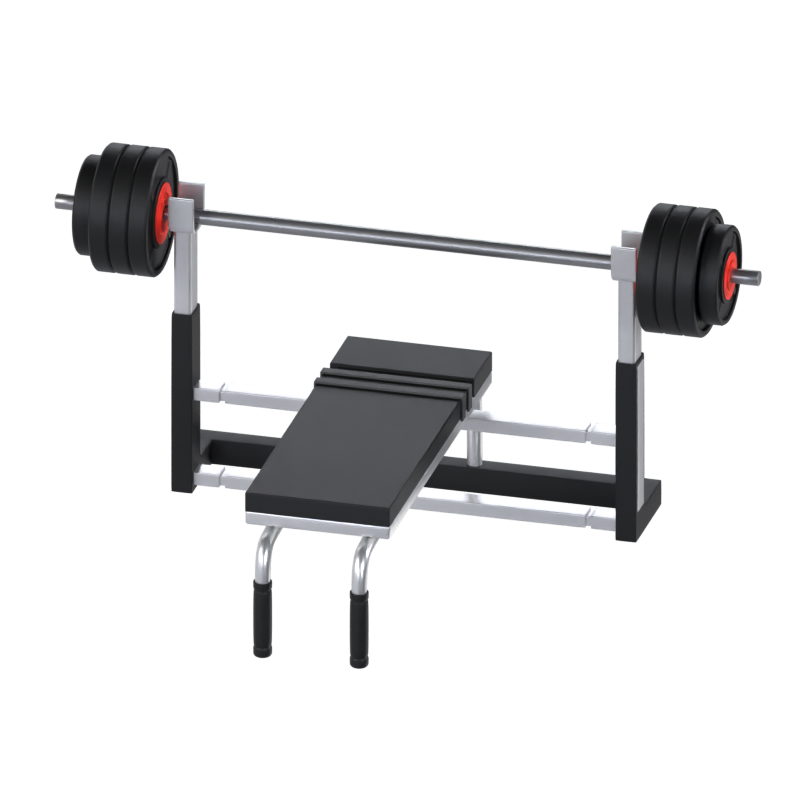 Bench Press 3D Model 3D Graphic