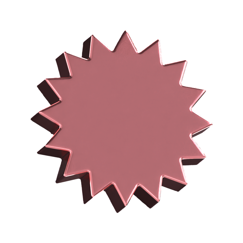 Star Burst 3D Model 3D Graphic