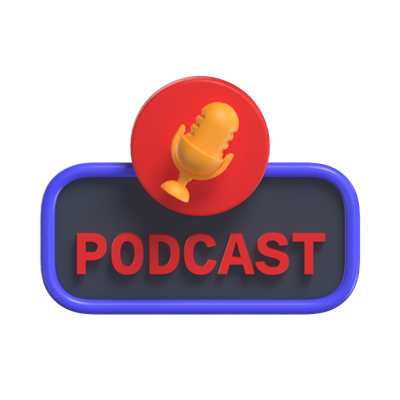 modelo 3d de podcast 3D Graphic