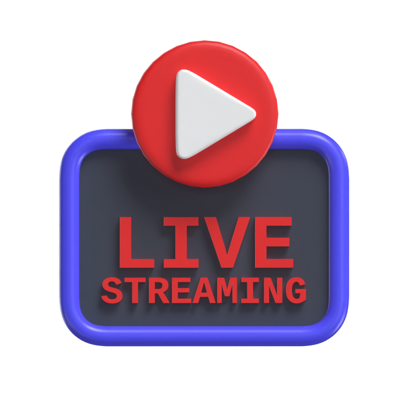 Live-Streaming 3D-Modell 3D Graphic