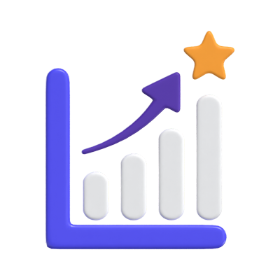 Growth Chart 3D Model 3D Graphic