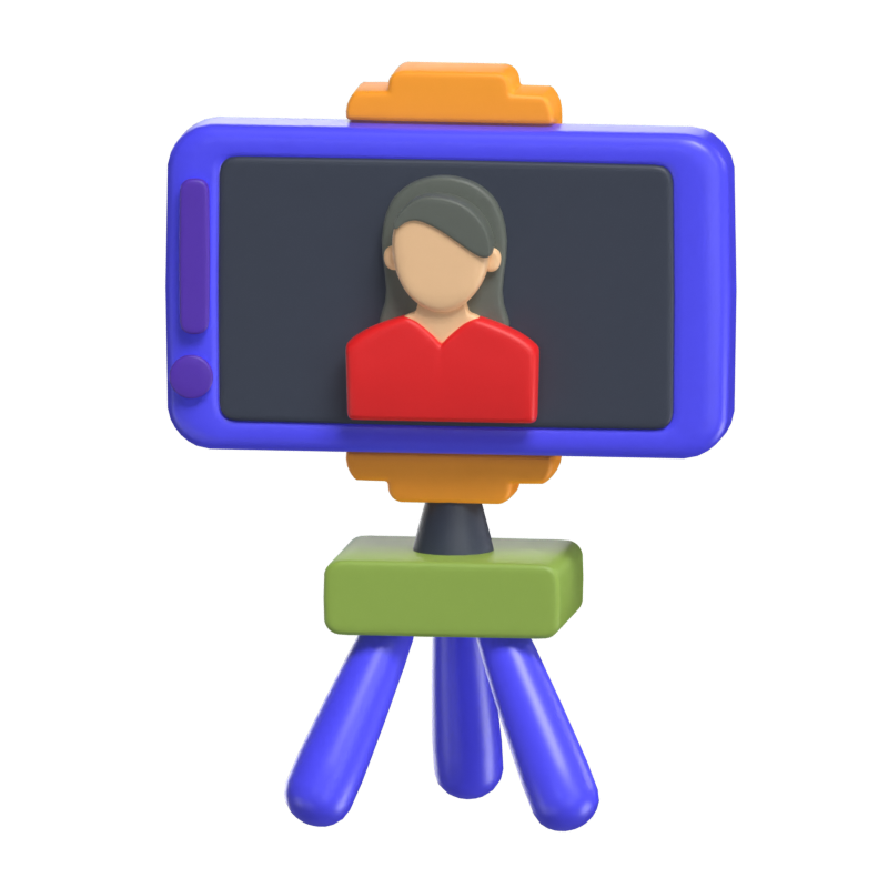 Vlogging 3D Model 3D Graphic