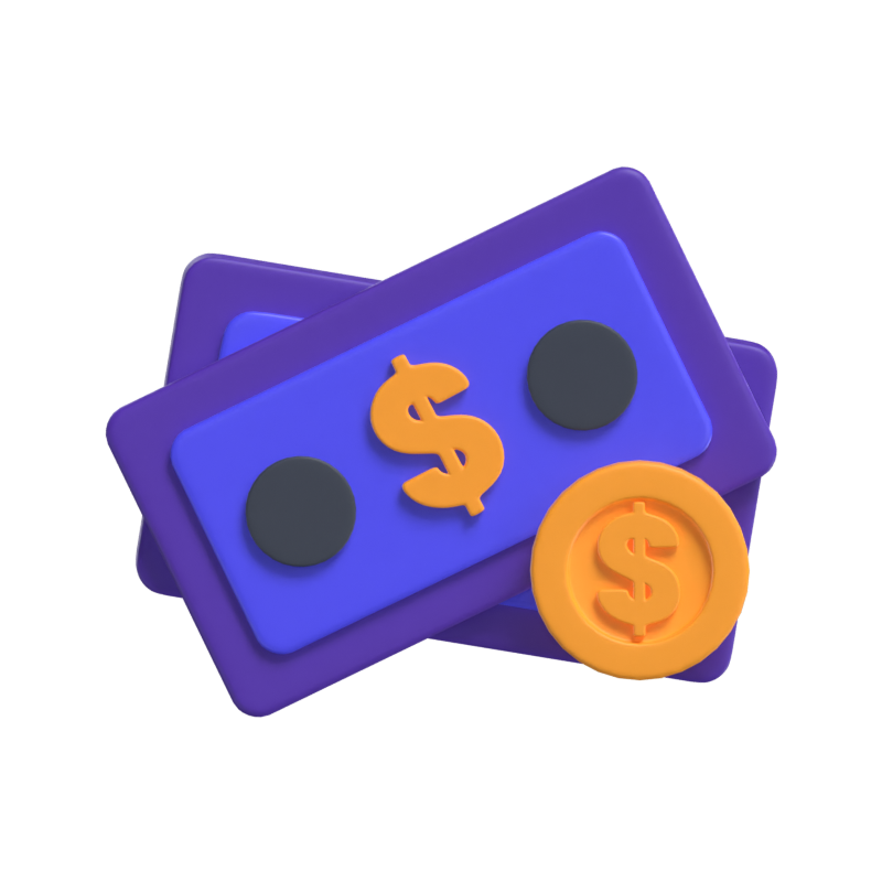 Dinero Modelo 3D 3D Graphic